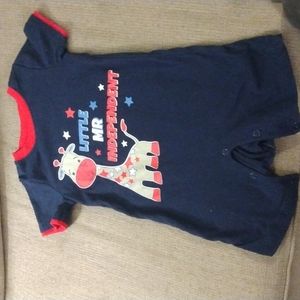 18 months boys  blue onezie